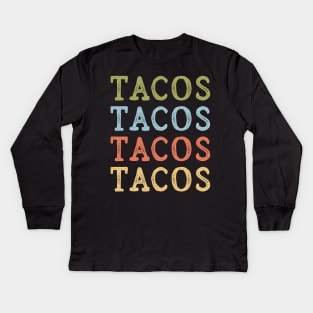 TACOS Kids Long Sleeve T-Shirt